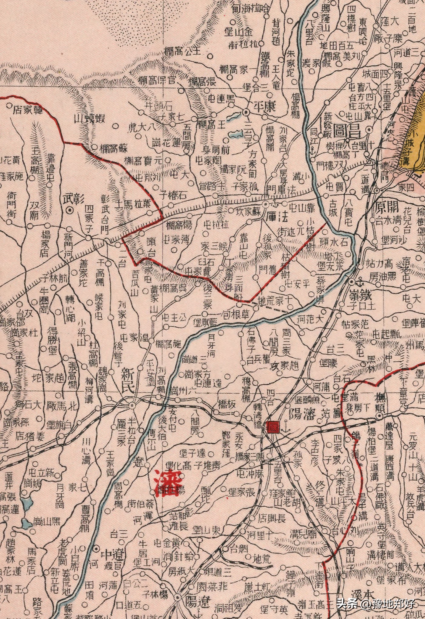 辽宁历史地图_沈阳市一环地图_1917奉天省全图