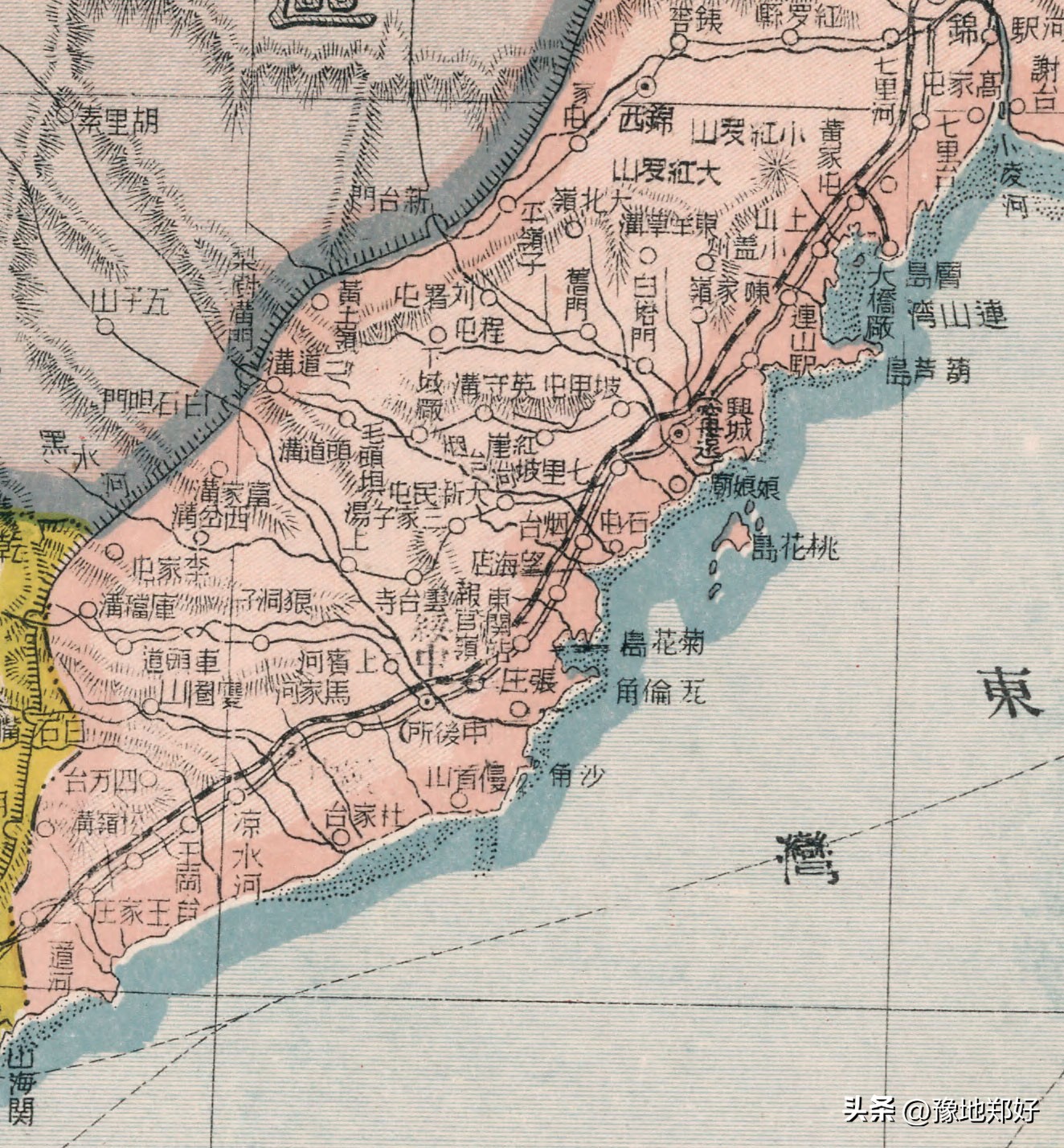 沈阳市一环地图_辽宁历史地图_1917奉天省全图