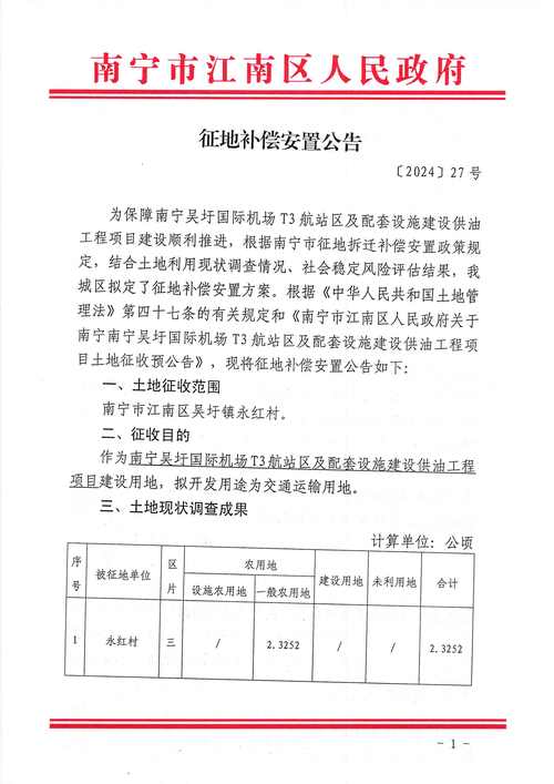 《南宁市征地补偿安置指导标准（征求意见稿）》征求意见